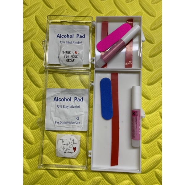 Combo làm nail box hộp vuông có dán keo