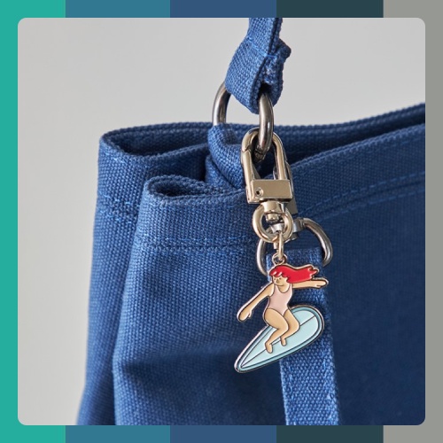 ITHINKSO Eco Life KeyRing July SURFER
