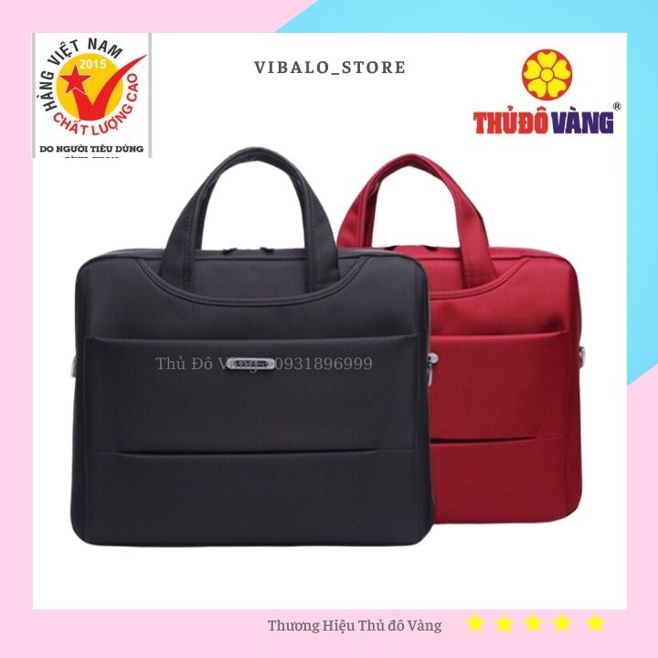 Cặp đựng laptop công sở túi giáo viên tài liệu Văn Phòng Hàng cao cấp C142 SIZE Trung Thủ Đô Vàng