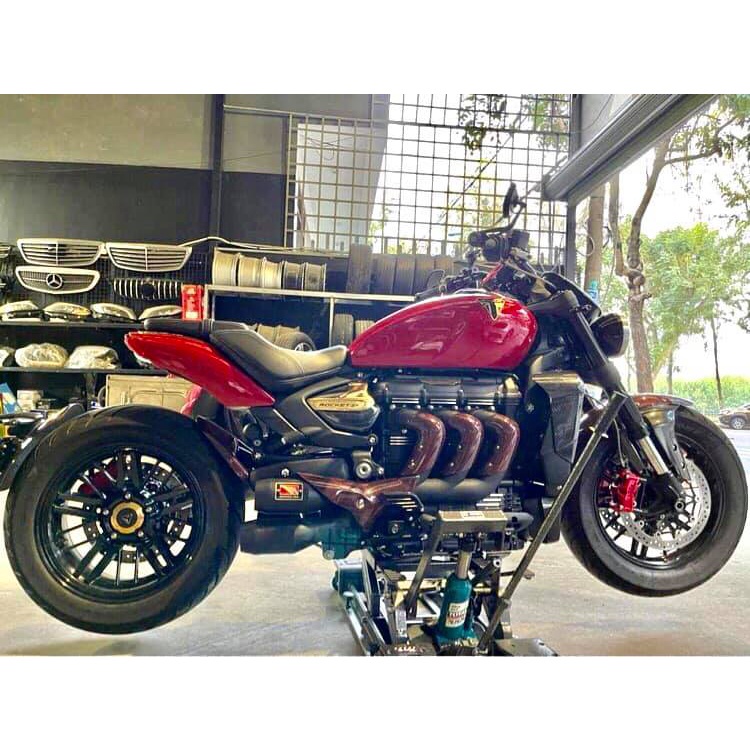 Ben nâng xe moto thủy lực di chuyển cho xe Harley davidson, Triumph, Cruiser, classic, Mbiker MB184 - Hàng Chính Hãng