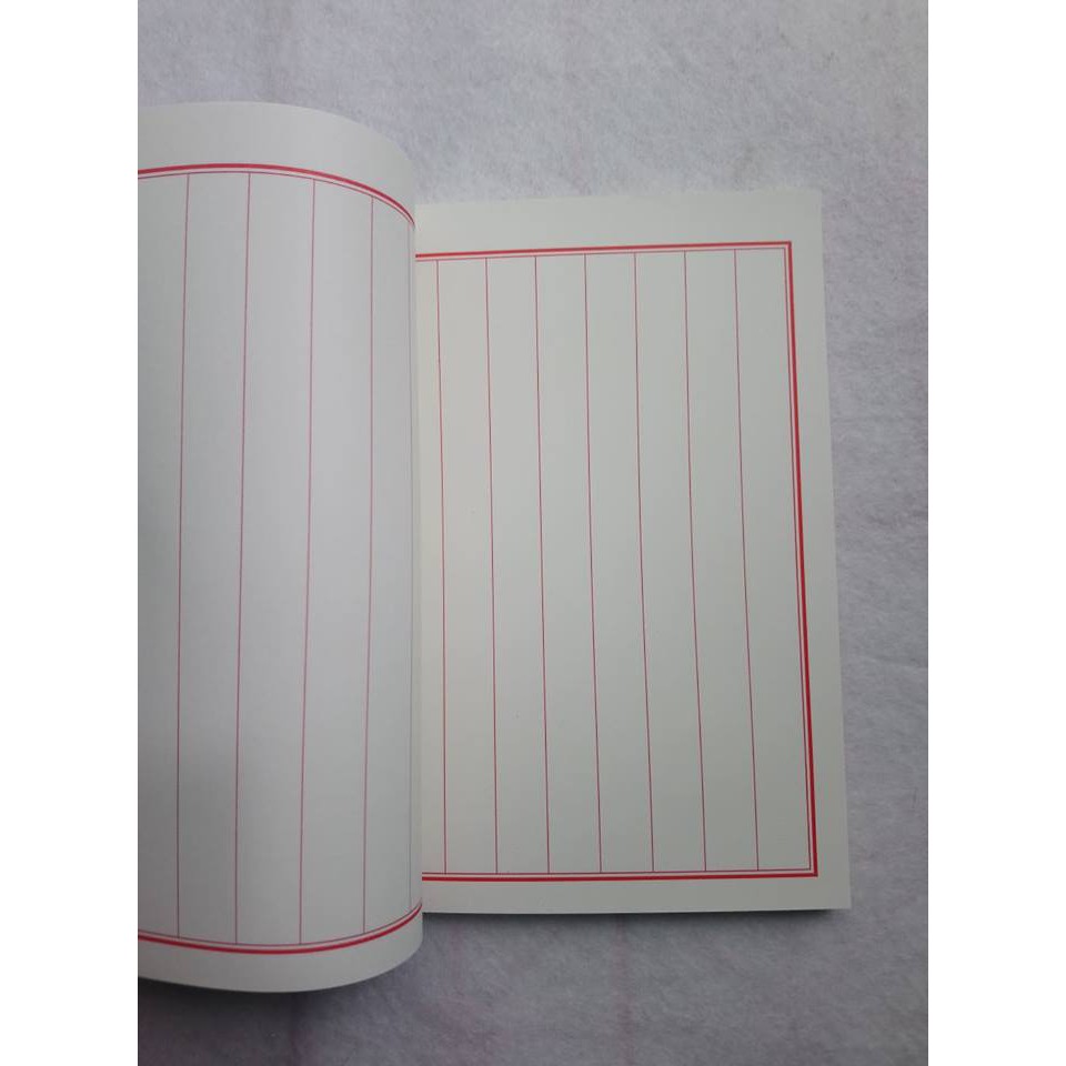 [KHÂU GÁY CHỈ CHUẨN] (128 trang) Bìa đỏ kẻ dọc