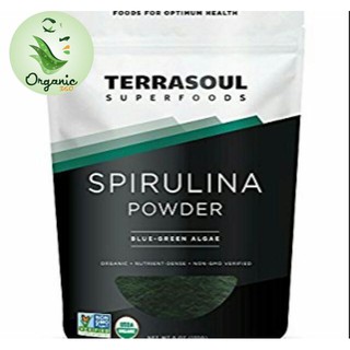 TẢO BỘT SPIRULINA HỮU CƠ TERRASOUL 170G