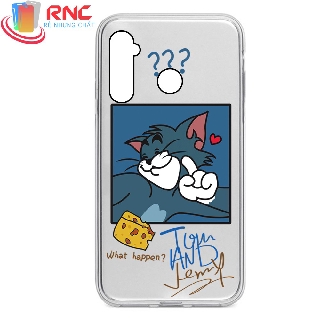 Ốp lưng Realme 5 Pro Tom & Jerry dẻo trong Silicone in hình(sản phẩm có 8 mẫu)
