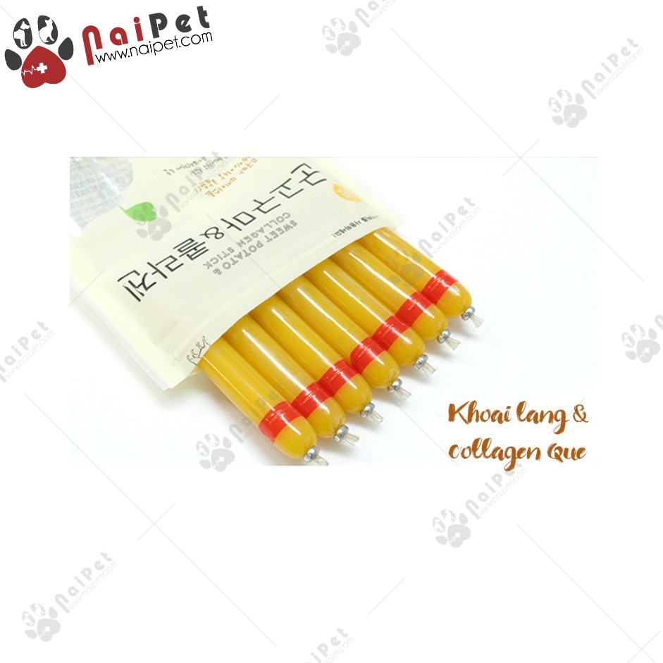 Thức Ăn Dinh Dưỡng Xúc Xích Chay Collagen Bow Wow Gói 70g