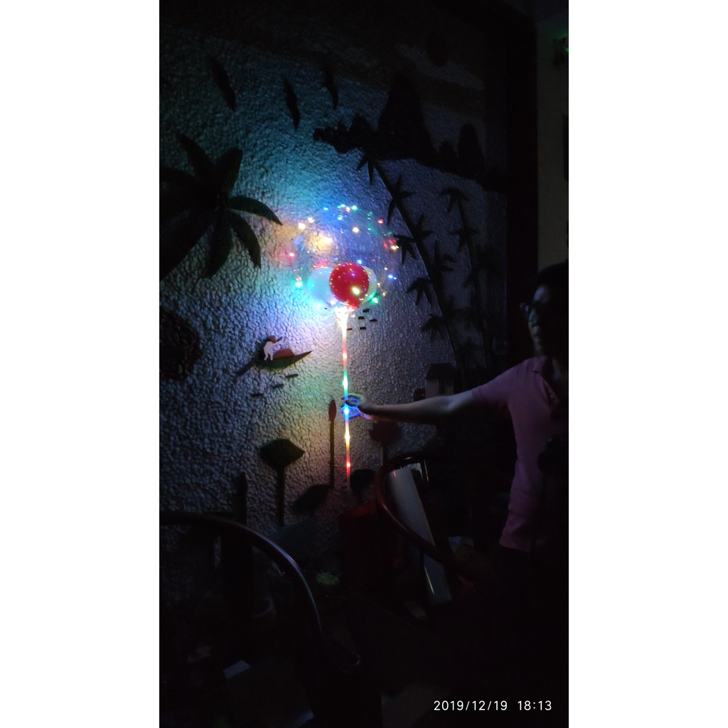 Bóng Galaxy tặng Đèn  Led+ Gậy + Pin (hàng loại 1 siêu dày, siêu an toàn)  [ GIÁ HỦY DIỆT ]