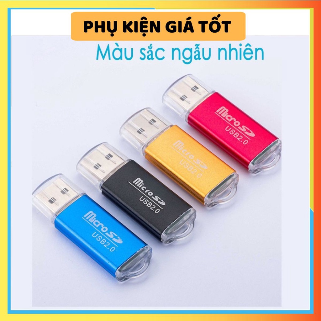 Đầu Lọc Thẻ Nhớ - Đầu Đọc Thẻ Nhớ MicroSD Loại Vỏ Nhôm Chất Lượng Cao