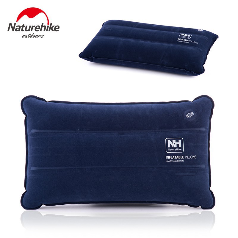 Gối bơm hơi Naturehike NH18F018-Z thiết kế chống trượt nhỏ gọn dùng ngoài trời