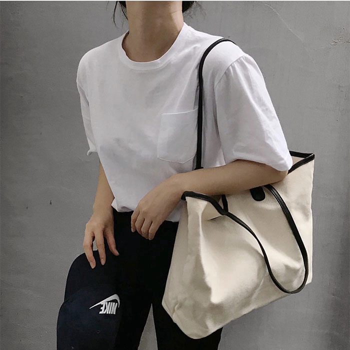Túi xách vải bố cỡ lớn thời trang tiện lợi | BigBuy360 - bigbuy360.vn