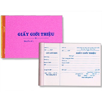 Phiếu giấy giới thiệu ĐB (98 tờ)