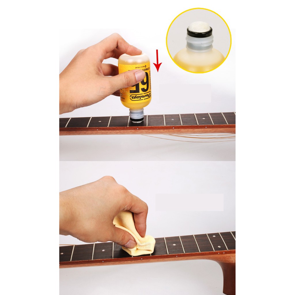 Dunlop 65 dầu vệ sinh cần đàn guitar /fretboard/Dunlop 65 Ultimate Lemon Oil 6551 30ml