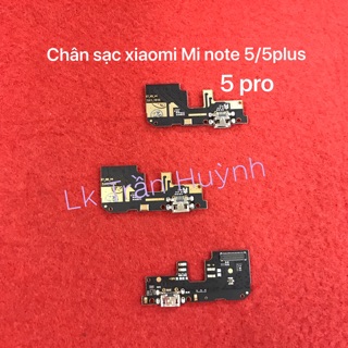 Chân sạc xiaomi Mi note 5 pro / min note 5 plus