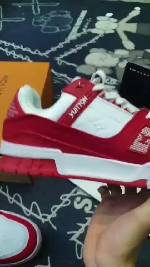 Giày Thể Thao LV Louis Vuitton Trainer Black White Nam Nữ, Giày LV Đỏ, Đen Các Màu Hót Siêu Chất - thanggiaychina | BigBuy360 - bigbuy360.vn