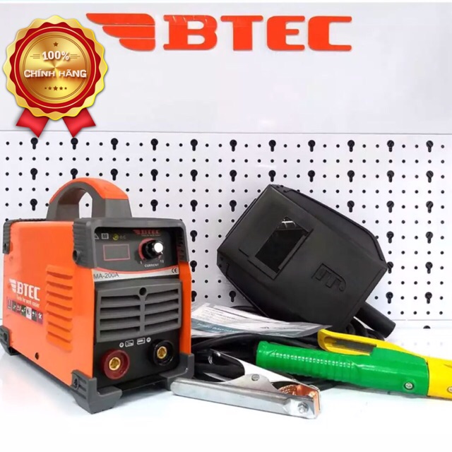 Máy hàn điện tử BTEC MMA-200A / Công Ty Bảo Hành 12 Tháng