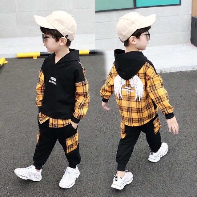 Sét bộ cánh đại bàng phối sơ mi