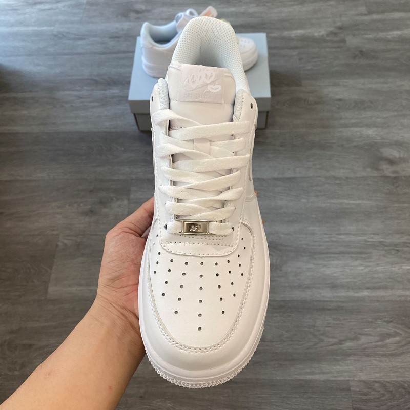 Giày Air force 1 cao cấp 💝FREESHIP💝 Giầy sneaker thể thao af1 nam nữ full trắng kèm hộp bill, tag