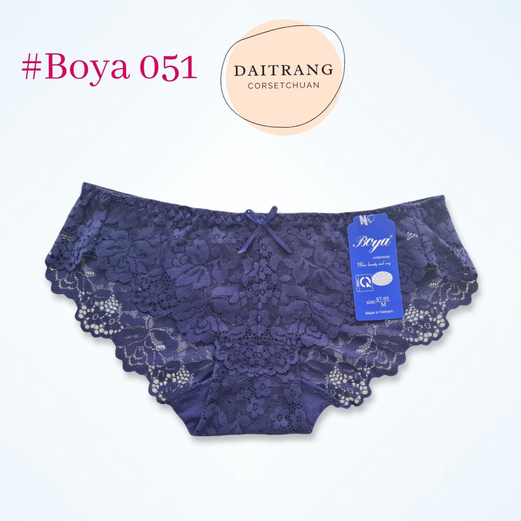 [Mã SRBACK010912 hoàn 20K xu đơn 50K] Quần lót ren nữ Boya 051 cạp thấp sexy (được chọn màu) | BigBuy360 - bigbuy360.vn