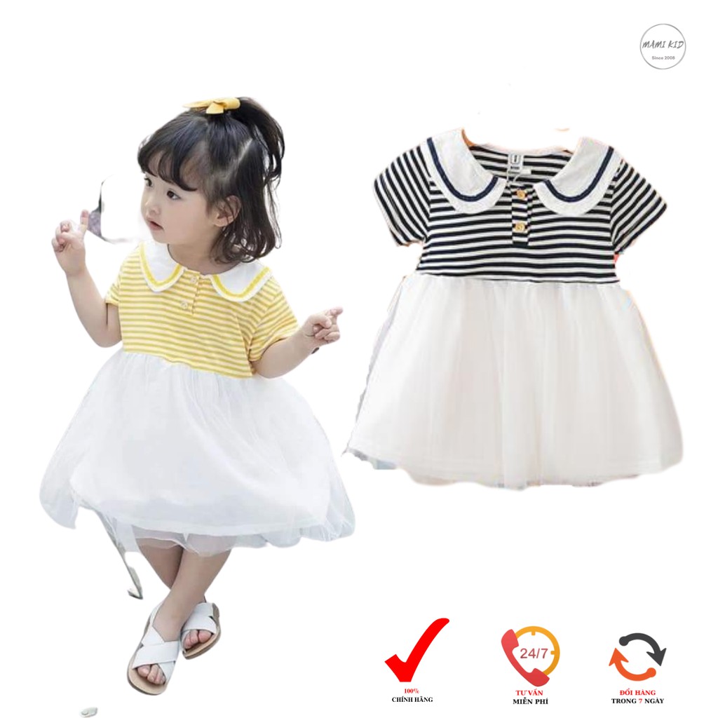 váy cho bé gái 1 tuổi 5-13KG, Hàng Quảng Châu cao cấp, váy công chúa MTKID, MẶC MÙA HÈ SIÊU MÁT