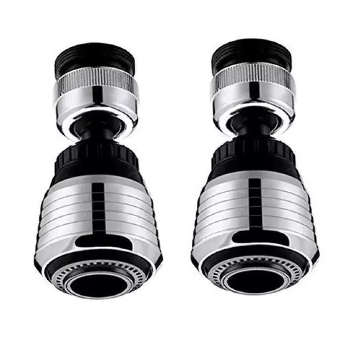 Đầu Vòi Tăng Áp 2 Chế Độ Nước Có Thể Xoay 360 Độ Tiện Dụng - loại ngắn 5cm