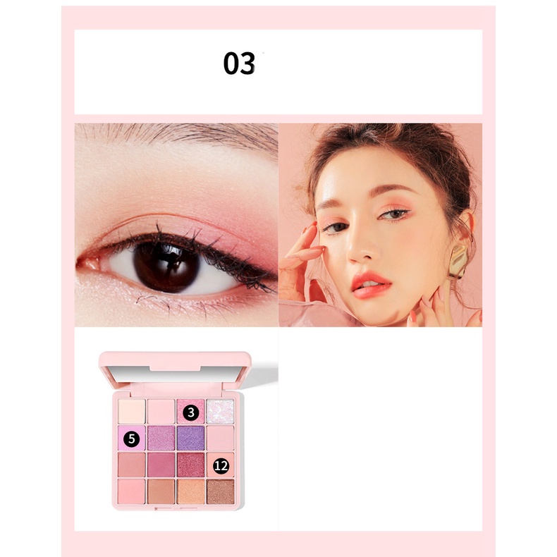 Bảng Phấn Mắt Lameila I'm Eye Shadow 16 ô- Phấn Mắt Hàng Nội Địa Trung HOT TRENDClovershop68 🍀🍀🍀 | BigBuy360 - bigbuy360.vn