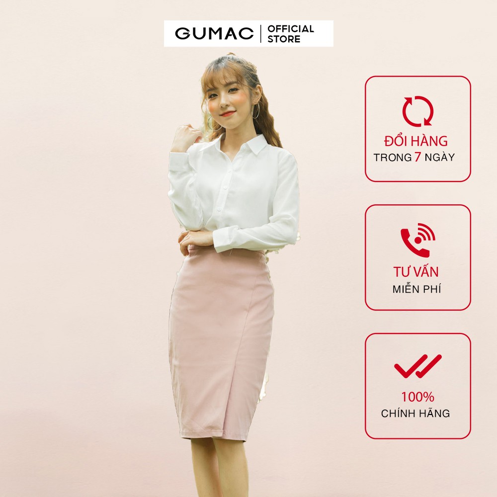 Chân váy nữ xẻ tà VA355 GUMAC