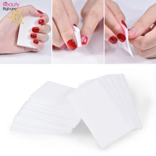 Bộ 100 miếng bông làm từ 100% cotton chuyên dụng chùi sơn móng tay
