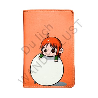 Bao da passport/hộ chiếu cao cấp in hình Nami - mã OP_PP_123