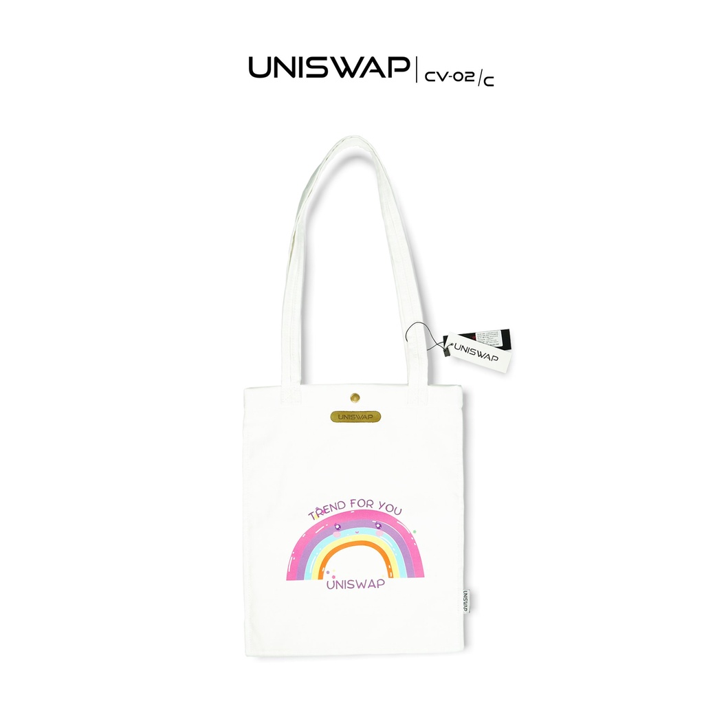 Túi vải đeo vai cho các bạn nữ đi học, đi chơi, chuẩn thương hiệu UNISWAP CV-02/C