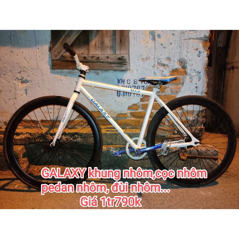 xe fixed gear galaxy khung nhôm