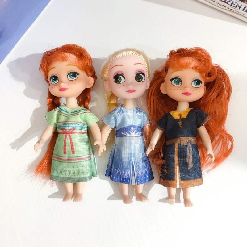 Bộ 6 búp bê Elsa Anna Frozen 2  Cho Bé HÀNG FULL BOX