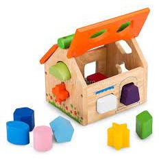 Nhà thả 12 khối Đồ chơi gỗ Winwintoys