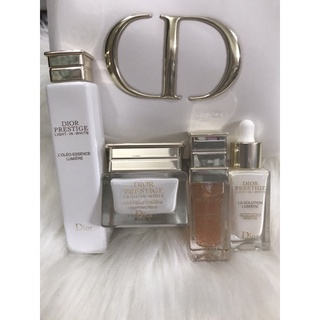 SET DIOR PRESTIGE ROSE 4 MÓN ( LOTION, SERUM, KEM MẶT, KEM MẮT)