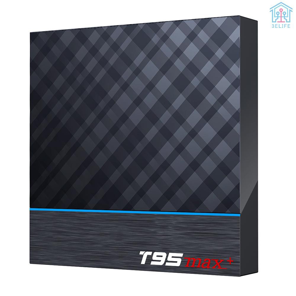 【E&amp;V】T95 MAX Plus Smart TV Box Android 9.0 S905X3 64 Bit 2.4G+5G Dual-band WiFi UHD 8K VP9 H.265 4GB/64GB