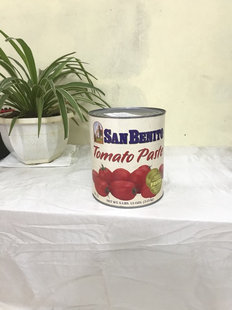 Paste sanbenito 3.15kg - tomato paste - cà chua xay nhuyễn cô đặc - cà chua paste nhập khẩu Mỹ