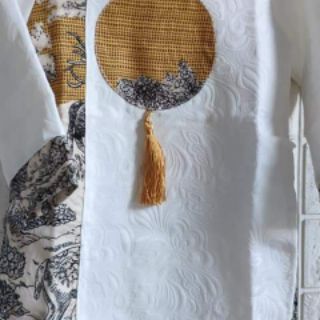 Áo dài gấm bé trai cao cấp size 1_10y
