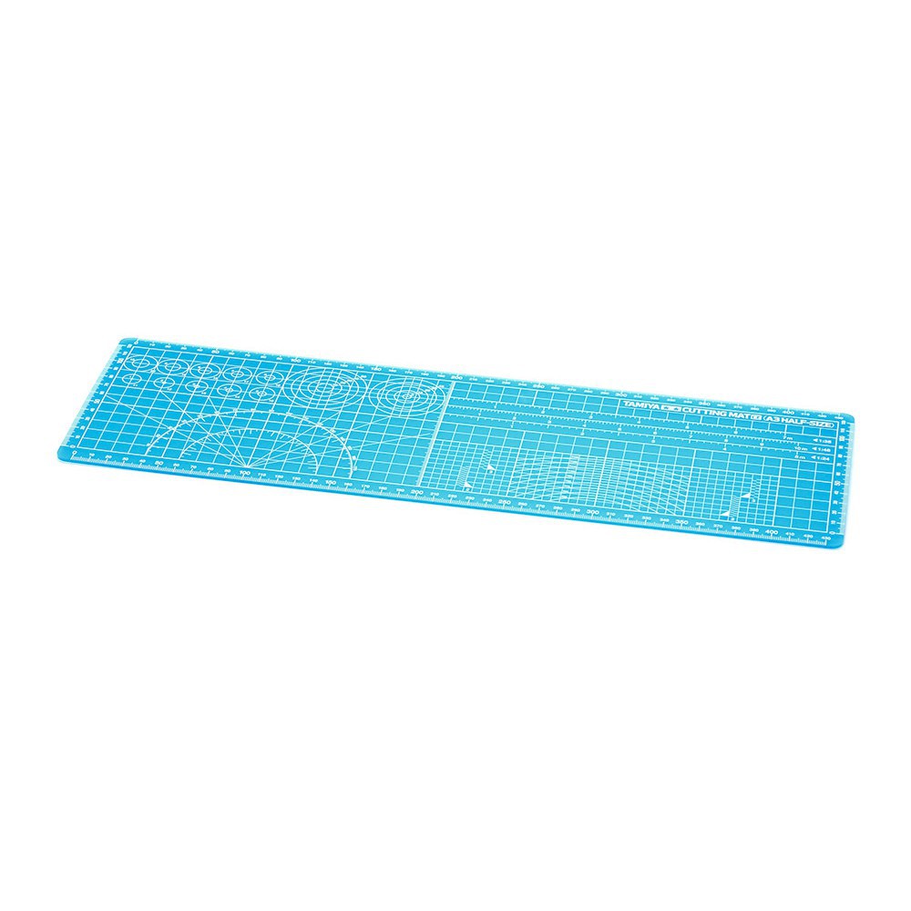 74144 Thước Mini 4WD TAMIYA CUTTING MAT α (A3 HALF-SIZE/BLUE)  - GDC