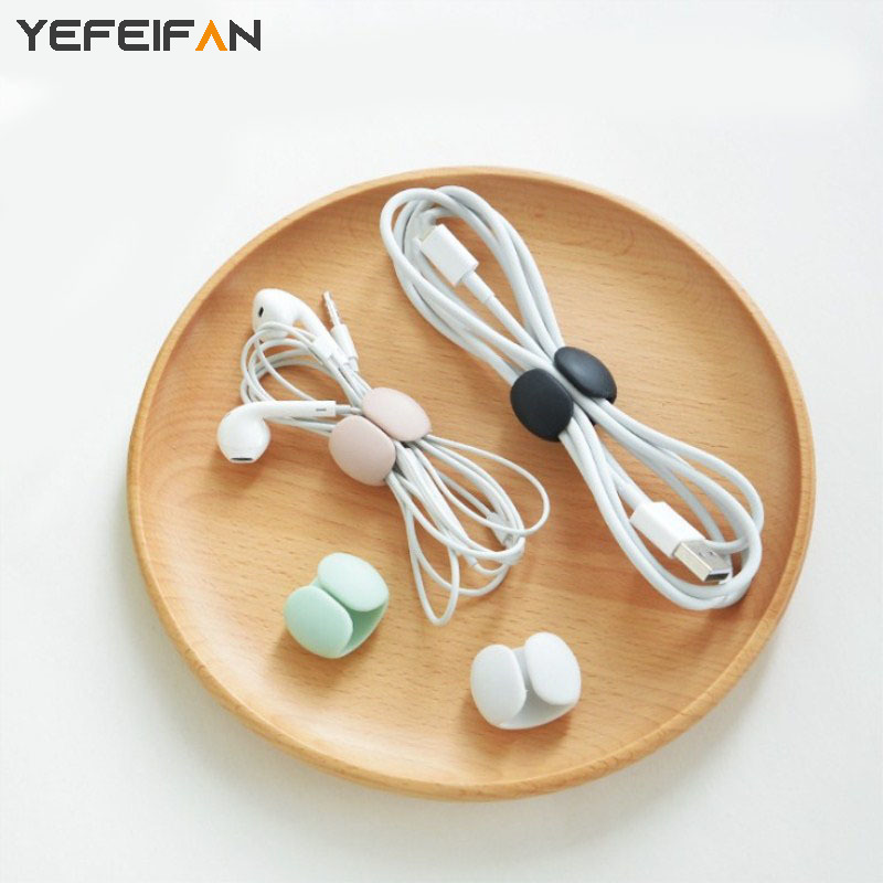 Phụ kiện kẹp dây cáp sạc/ tai nghe có thể tái sử dụng tiện lợi