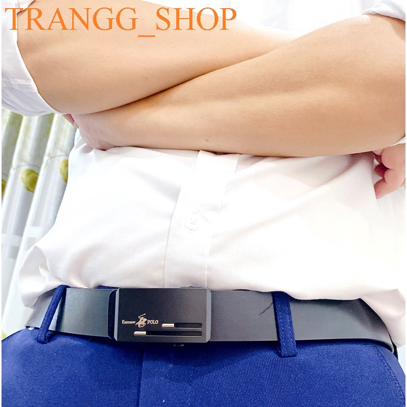 Thắt Lưng Nam Da Bò Cao Cấp Emrenew Polo 2 Lớp Full hộp Đựng