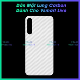 Miếng dán lưng cacbon dành cho Vsmart live
