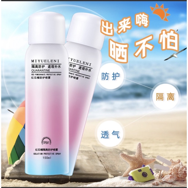 Chai xịt chống nắng trắng da