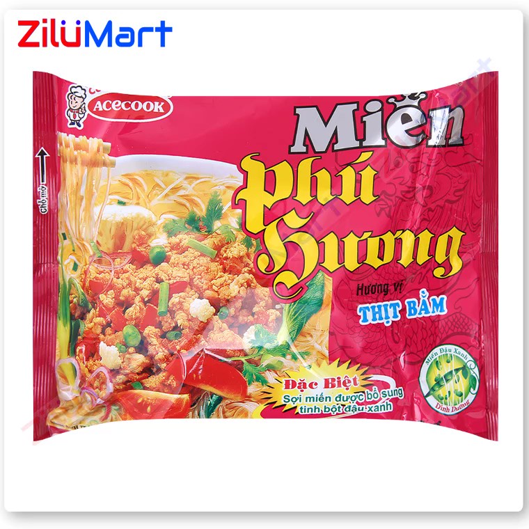 Miến Phú Hương vị Thịt bằm  loại 55g
