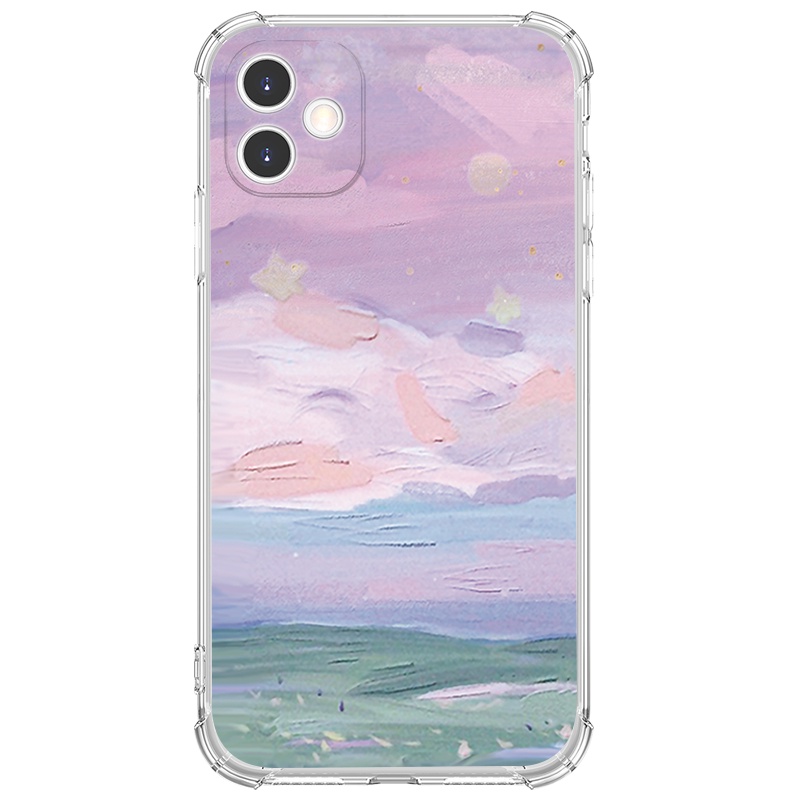 Ốp lưng JURSUE chống sốc mềm hình dễ thương đẹp cho iPhone 13 12 11 Pro Max SE 2020 X XR XS ip 8 7 6 6S Plus kute Y91