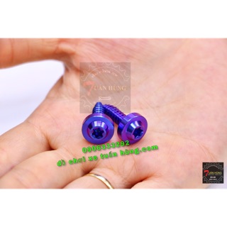 Ốc áo ya titan [HÀNG HOT] gr5 - ốc titan xe exciter - ốc kiểu xe máy