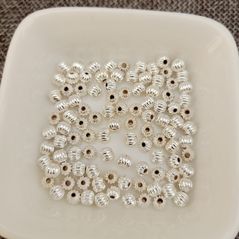 Hạt Xỏ Lỗ Hình Bí Ngô/ Dưa Hấu Màu Sắc Xinh Xắn Dùng Làm Trang Sức Thủ Công DIY