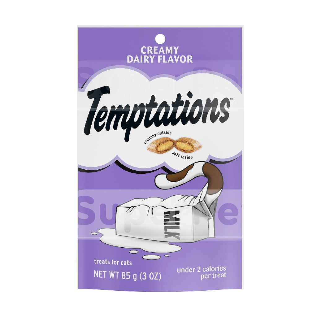 Bánh thưởng Cho Mèo Temptation Vị Sữa Temptations Creamy Dairy Flavor Cat Treats 3oz