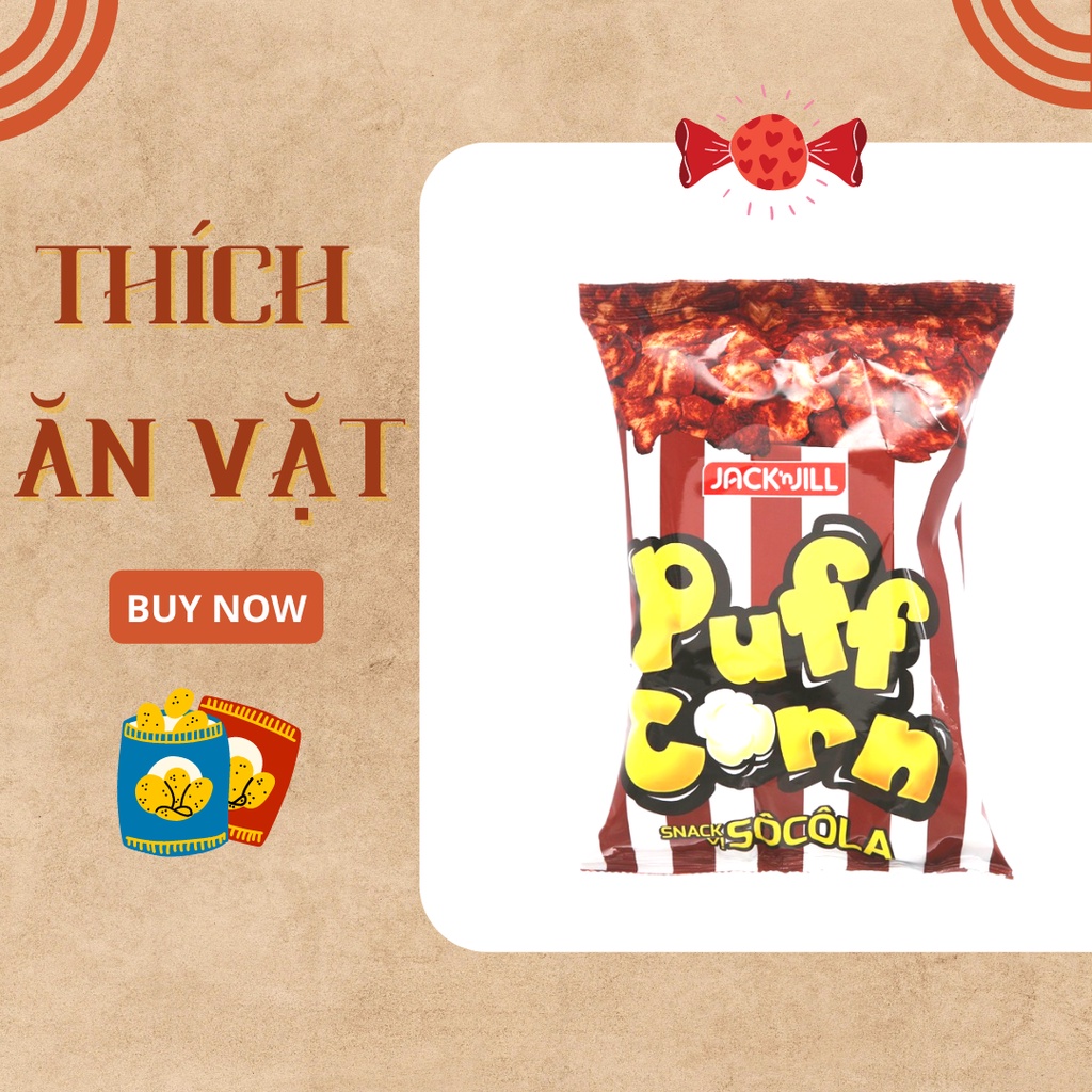 Bánh chocolate Puff Corn 35gram