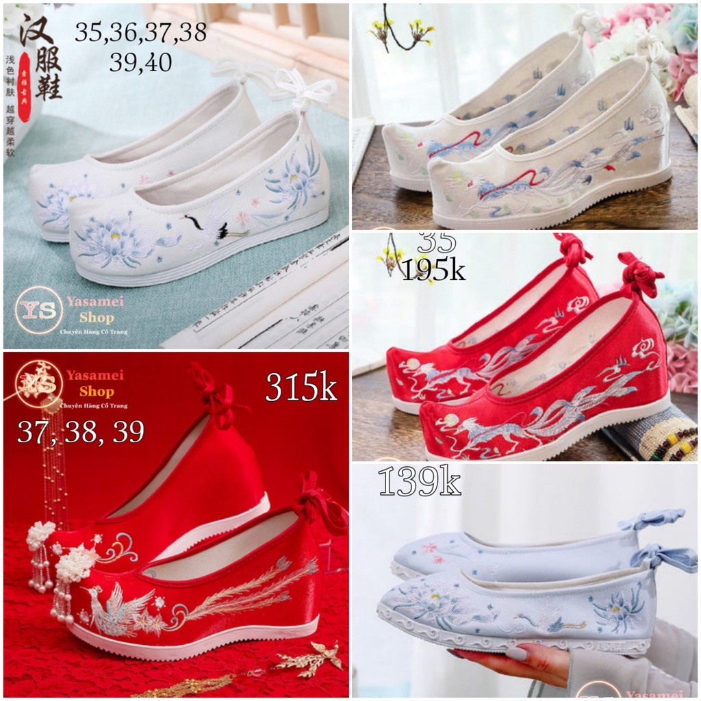 💥Giày Cổ Trang - Có Sẵn - Giày thêu đẹp💥