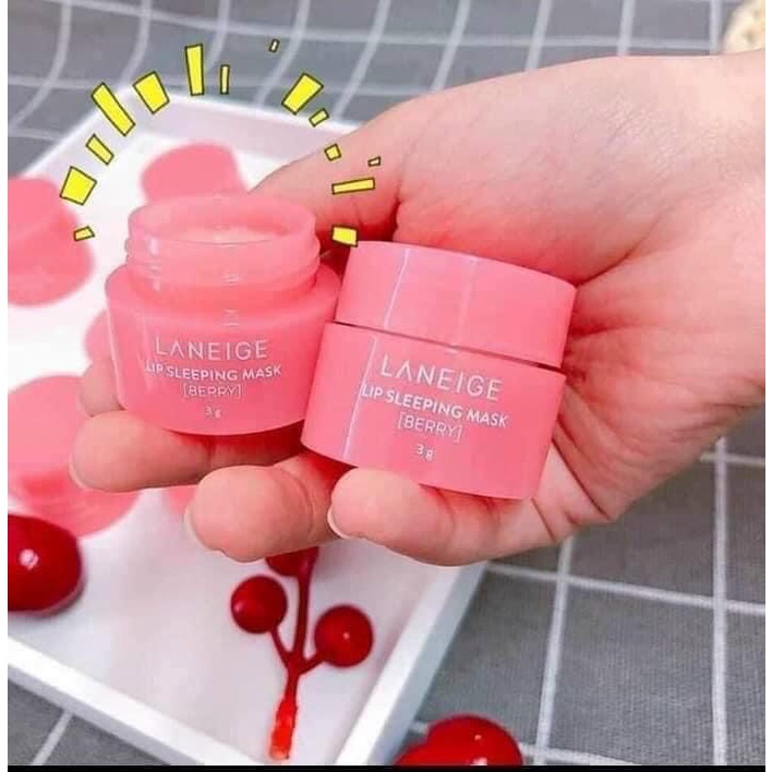 Mặt nạ ngủ môi Laneige Lip Sleeping Mask Berry 3g và 20g GentsOfficialStore