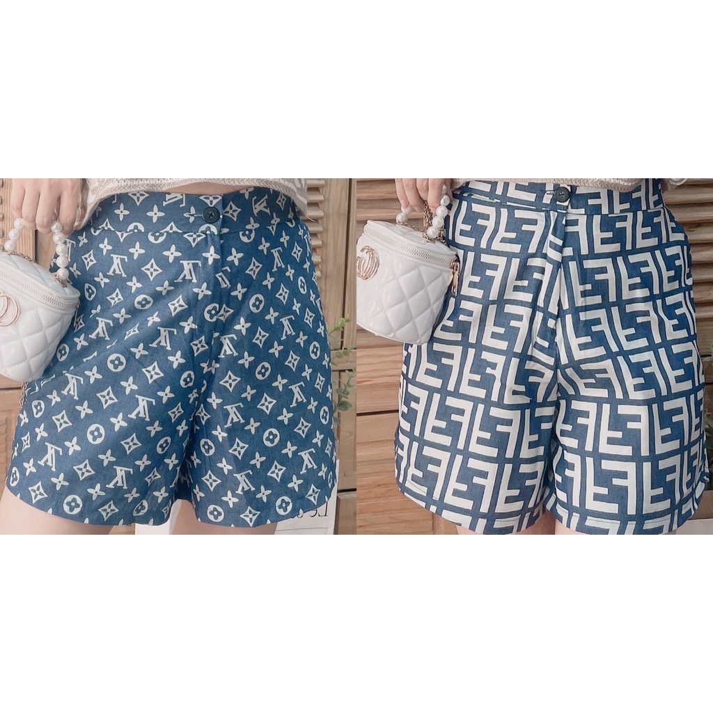 ẢNH THẬT Quần sooc/Quần đùi nữ họa tiết BIGSIZE 60-85kg