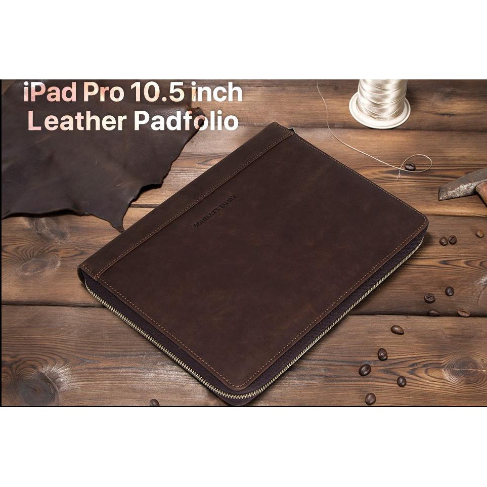 Túi da đựng iPad 10.5 Padfolio chất liệu da bò - The Royal's Furniture