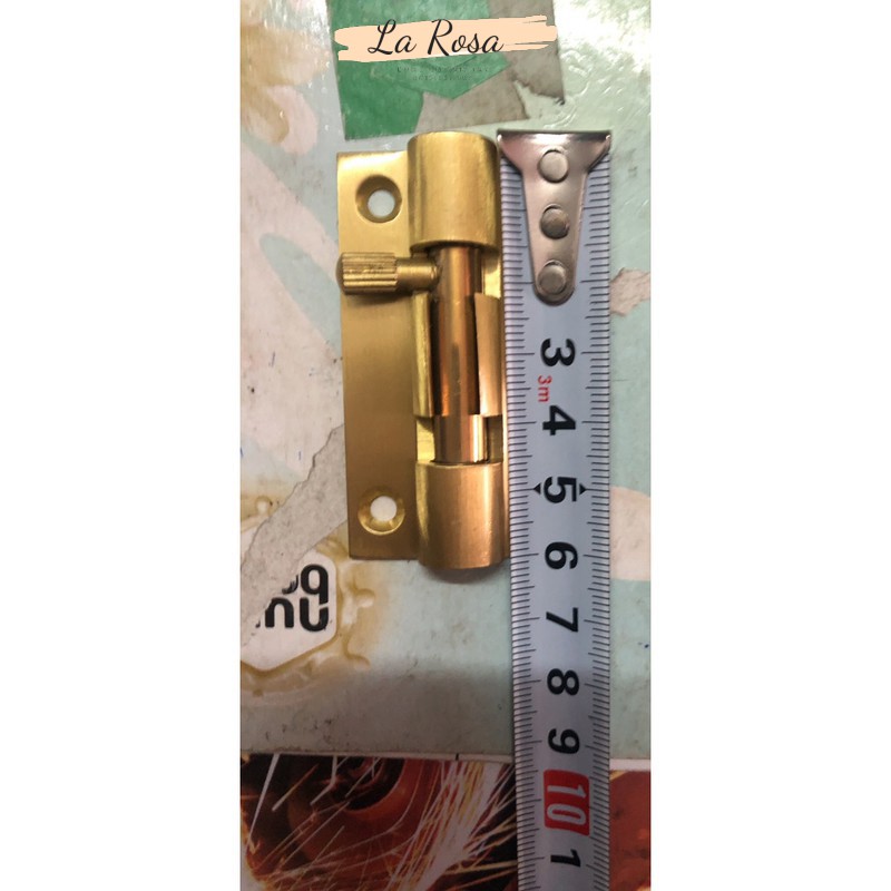 Chốt cửa bằng đồng lắp cho cửa ô gió 35x60mm